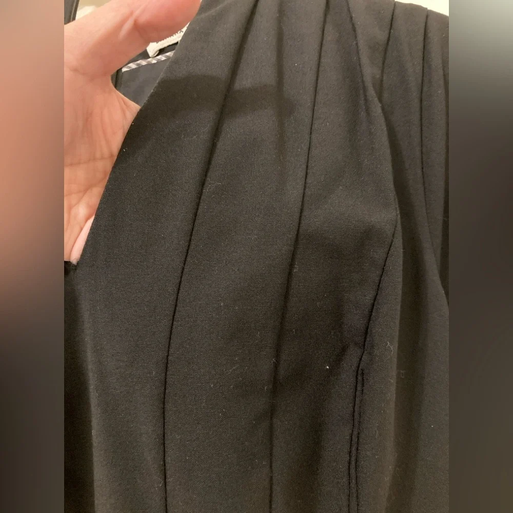 Banana Republic Classic Black Midi Dress Size 6 - Picture 6 of 16